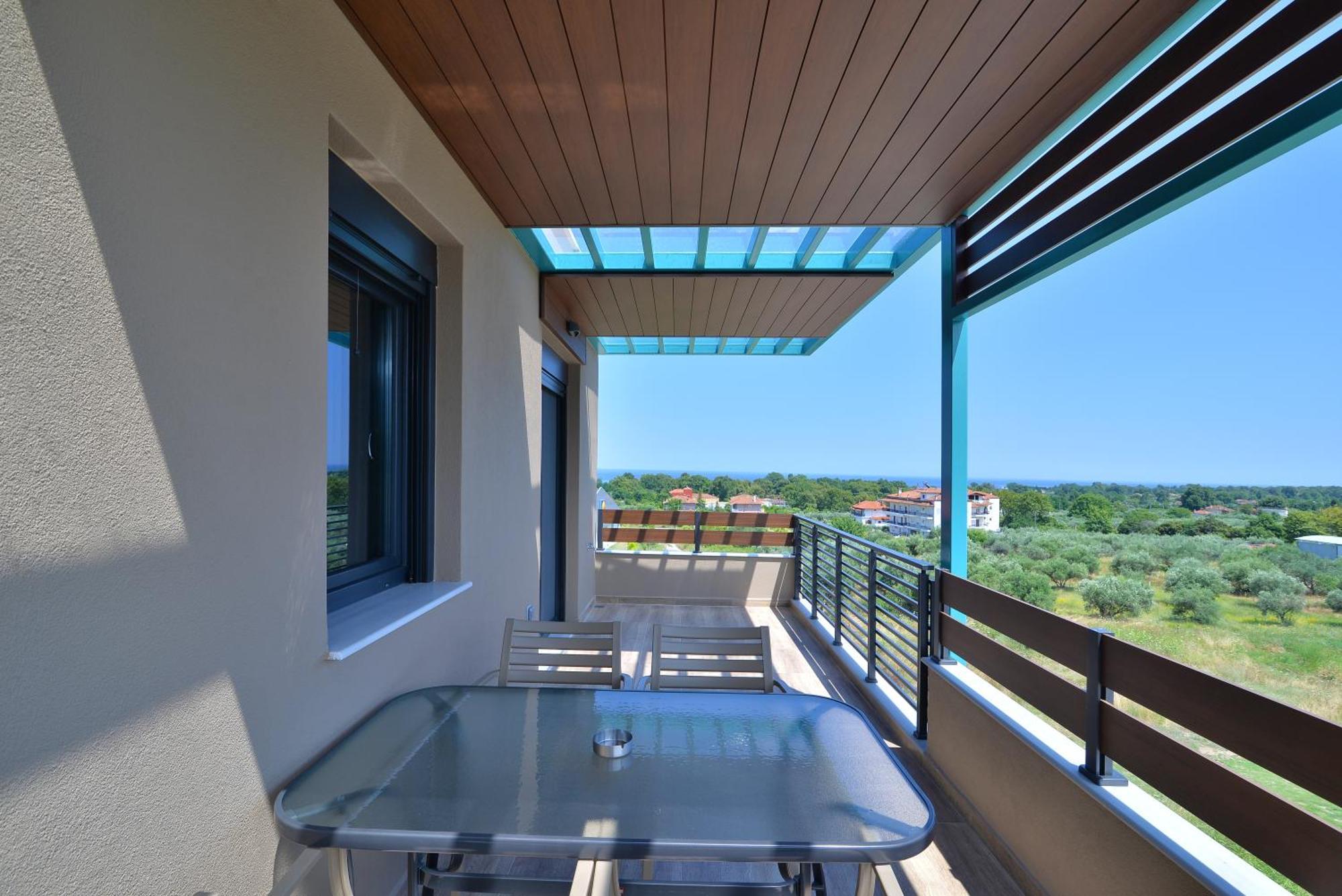 Niel Holiday Apartments, Panel Hospitality Homes & Villas Leptokaryá Ngoại thất bức ảnh