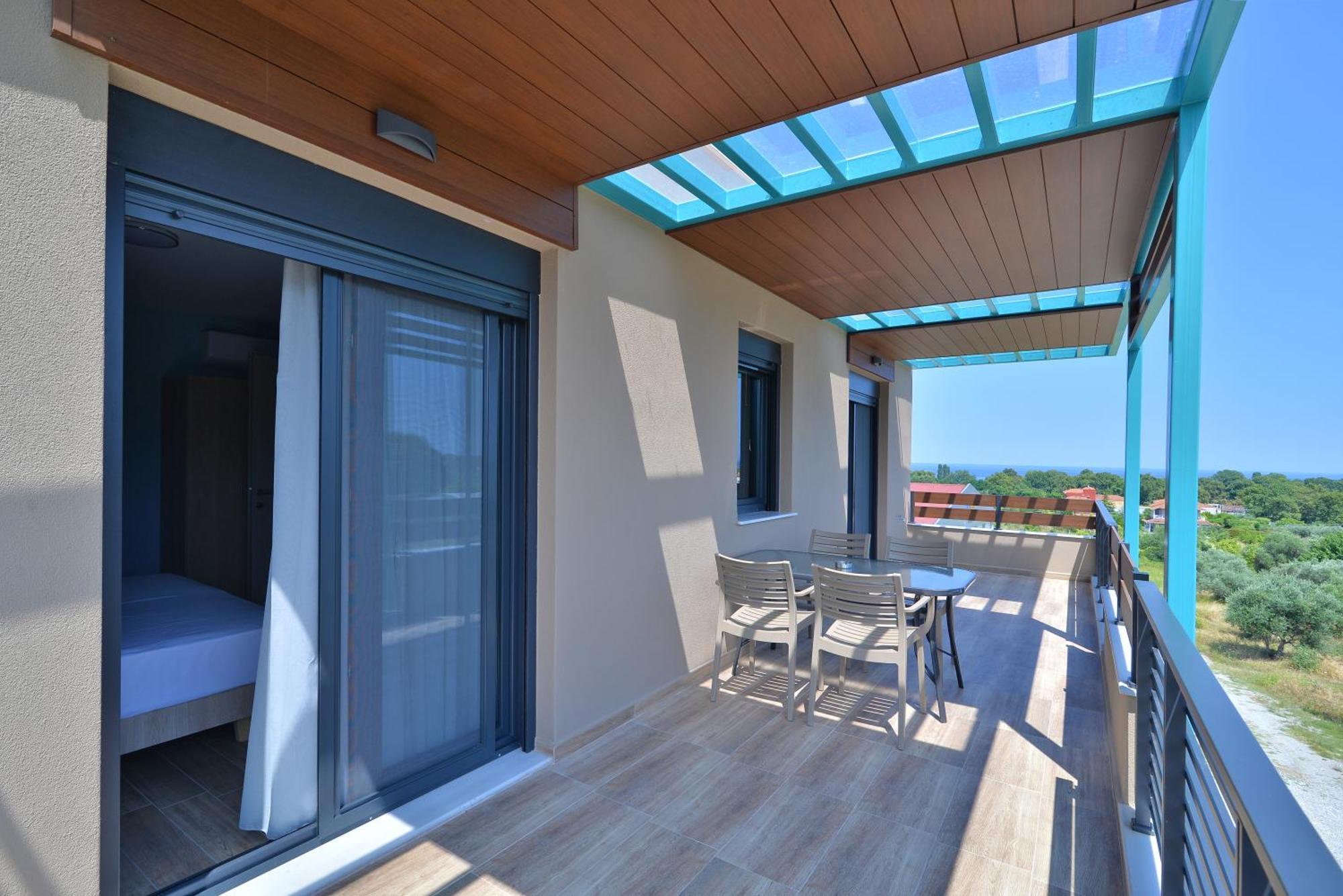 Niel Holiday Apartments, Panel Hospitality Homes & Villas Leptokaryá Ngoại thất bức ảnh
