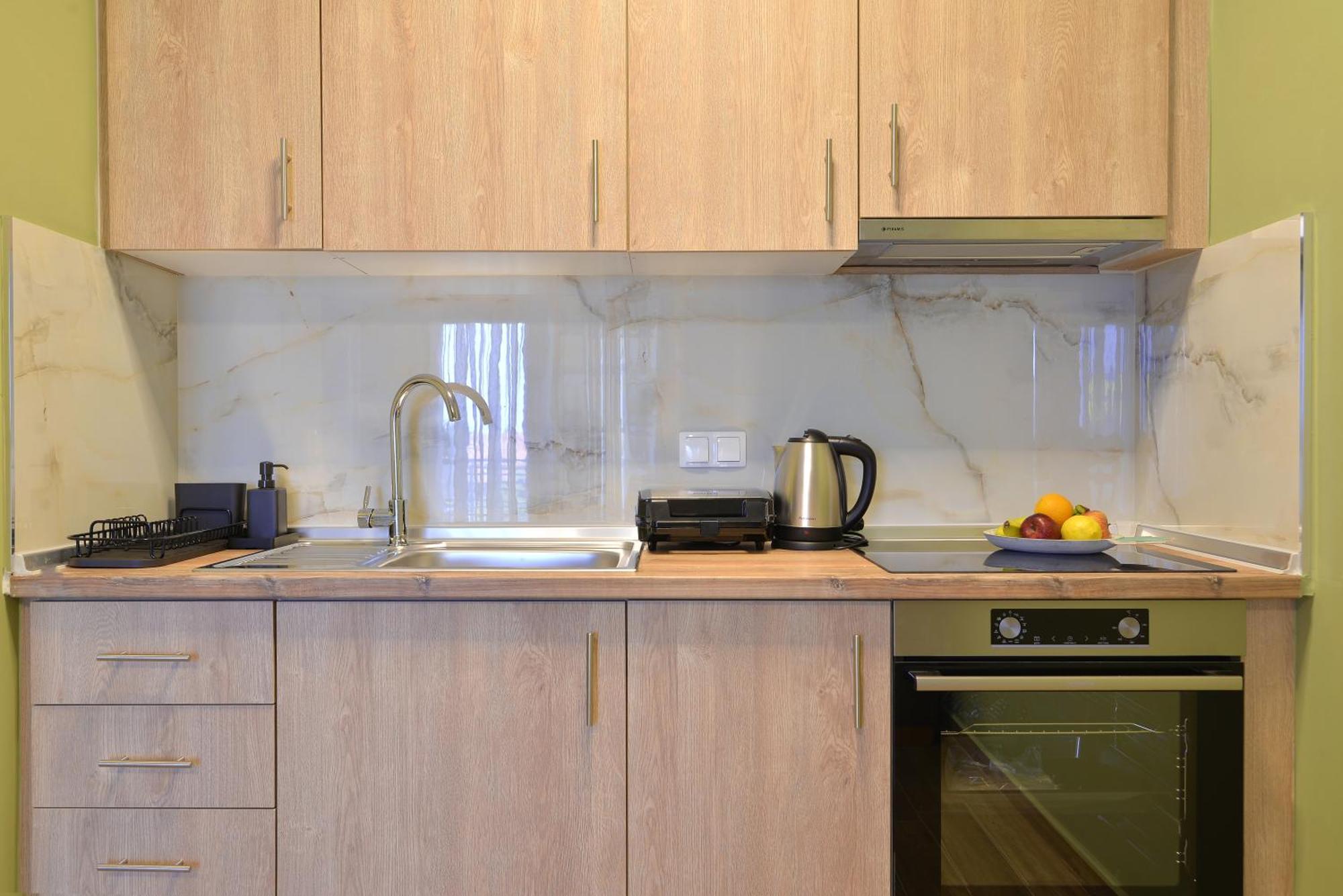 Niel Holiday Apartments, Panel Hospitality Homes & Villas Leptokaryá Ngoại thất bức ảnh
