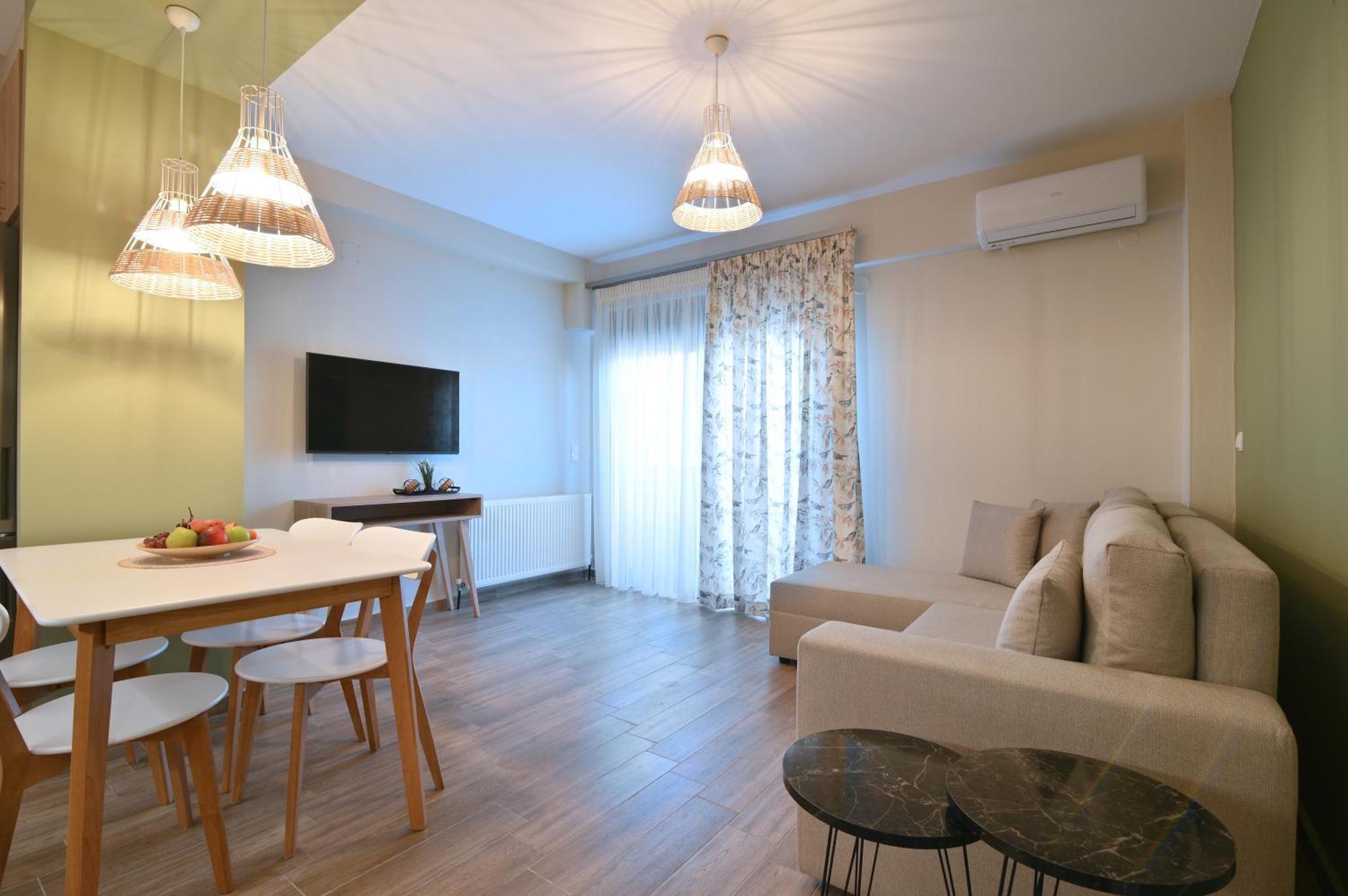 Niel Holiday Apartments, Panel Hospitality Homes & Villas Leptokaryá Ngoại thất bức ảnh