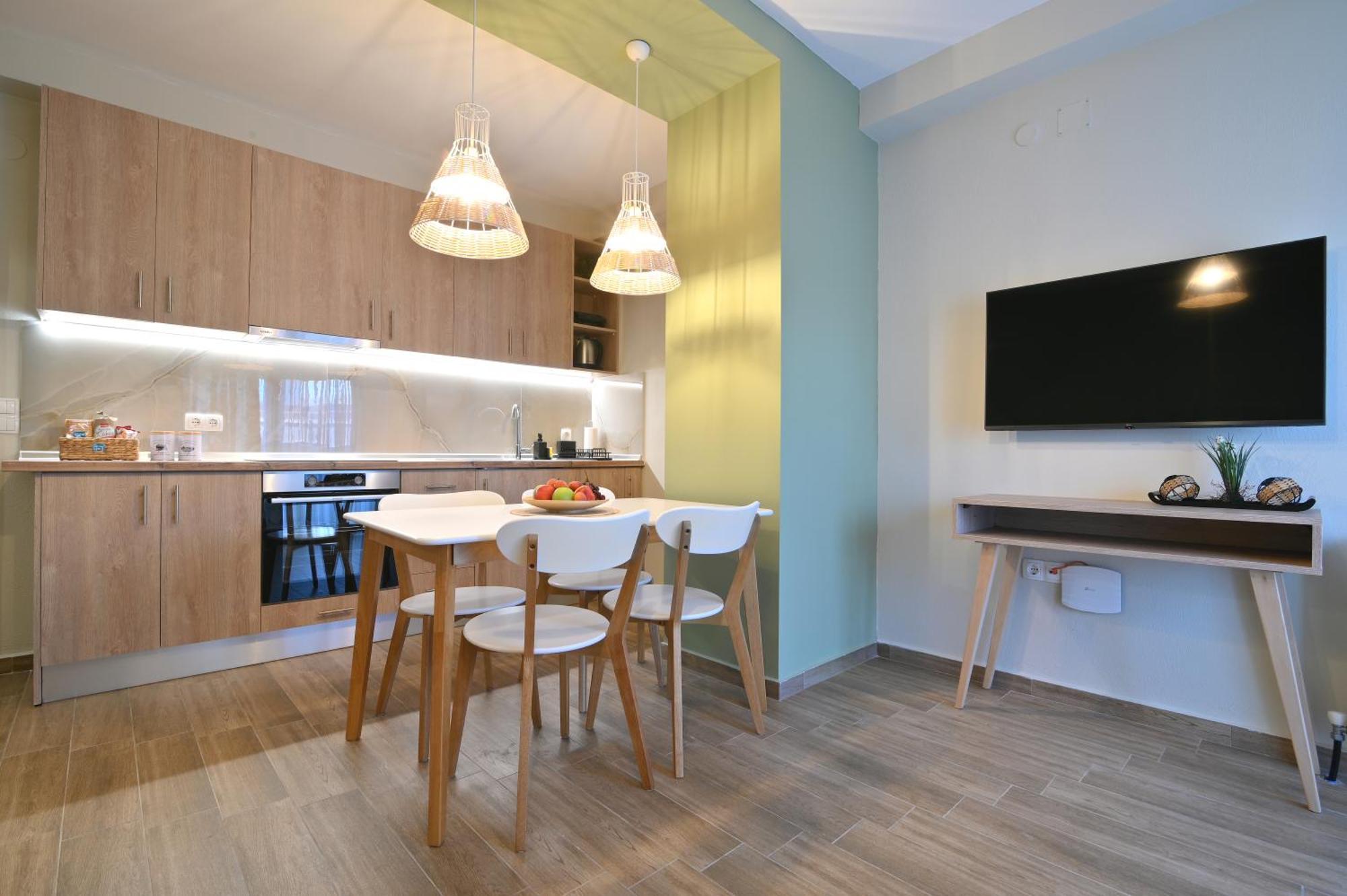 Niel Holiday Apartments, Panel Hospitality Homes & Villas Leptokaryá Ngoại thất bức ảnh