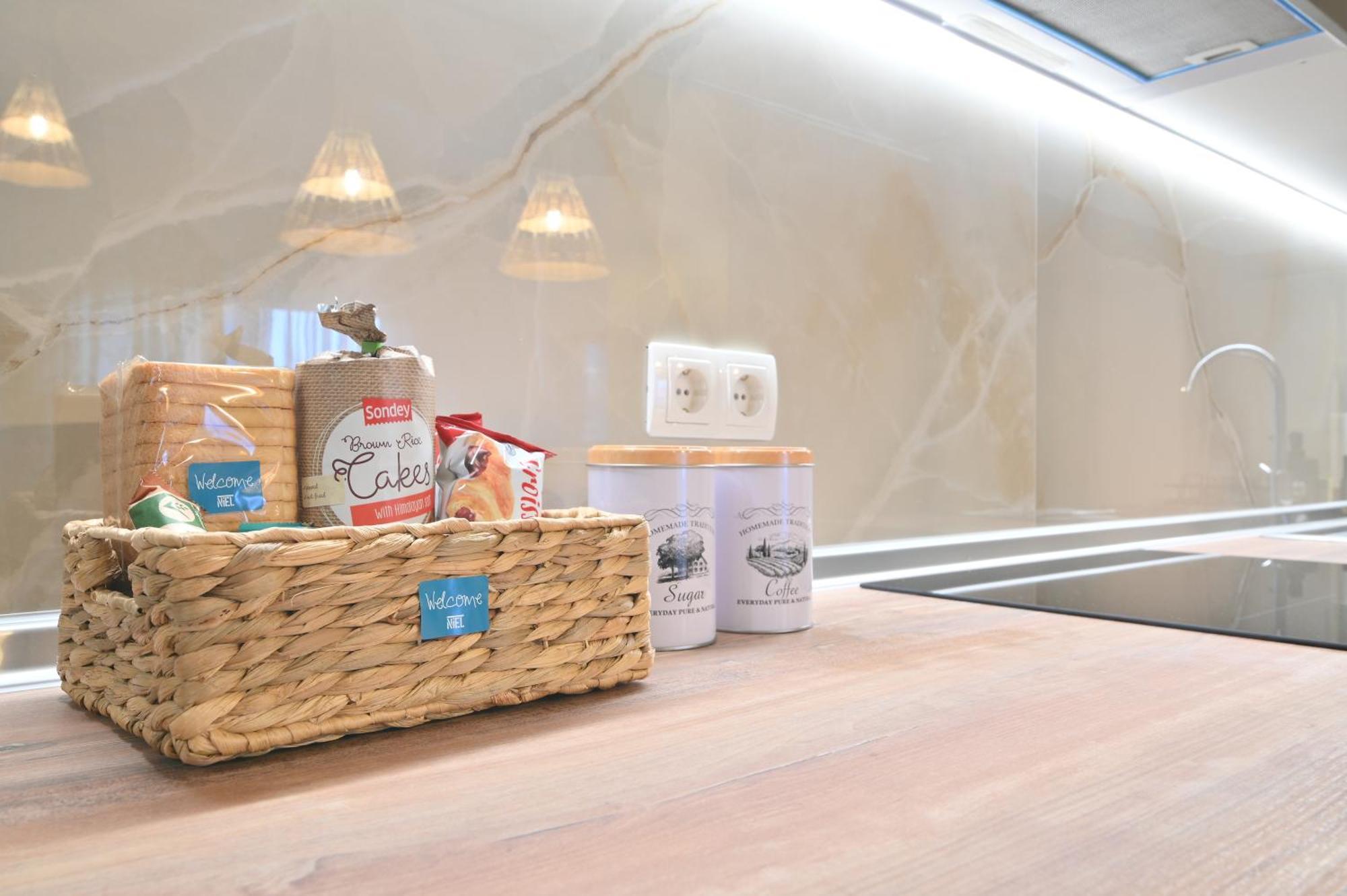 Niel Holiday Apartments, Panel Hospitality Homes & Villas Leptokaryá Ngoại thất bức ảnh
